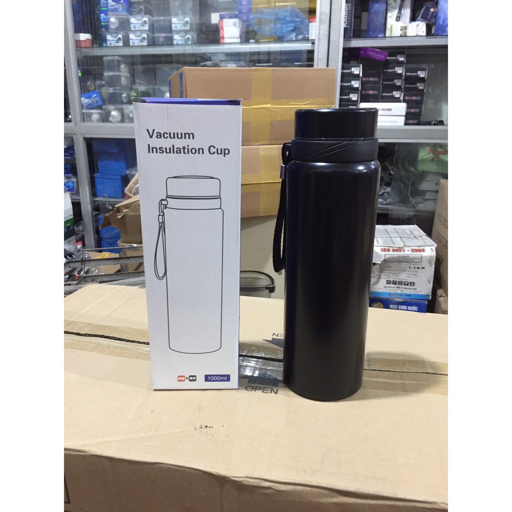 💥Bình giữ nhiệt nóng lạnh lõi thép inox 304 chống Gỉ 1000ml