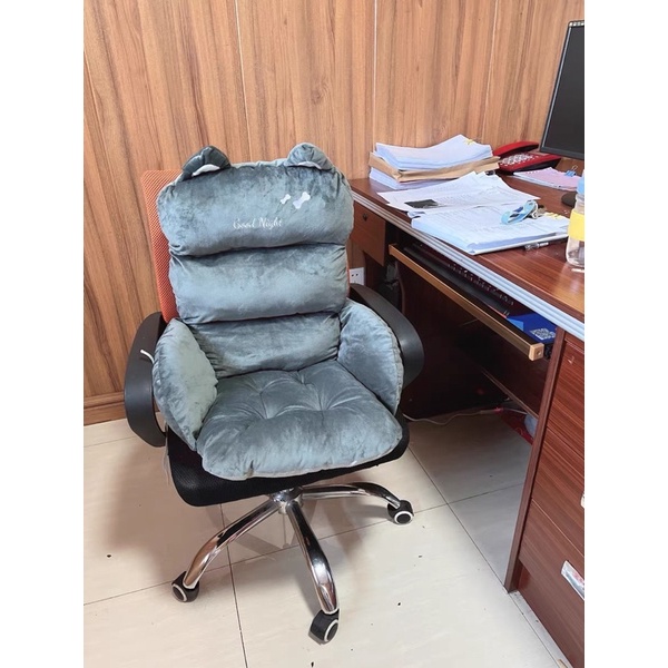 Nệm lót ghế văn phòng và ngồi dựa tựa lưng, gối ôm ngủ đa năng (Mã 01)