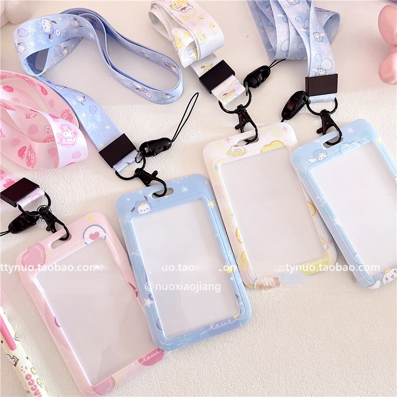 Ví Đựng Thẻ Id / Thẻ Id / Dây Đeo Cổ Họa Tiết Hoạt Hình Kuromi Sanrio Hello Kitty Dễ Thương