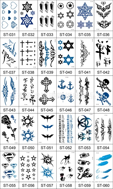 Set 30 hình xăm dán giá 50k tattoo