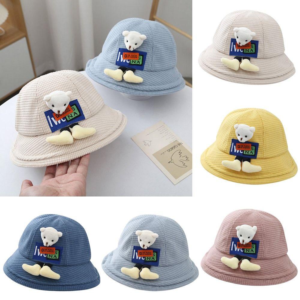 CACTU Mũ Tai Bèo Dày Dặn Họa Tiết Hoạt Hình Dễ Thương Cho Bé Từ 1-4 Tuổi