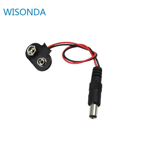 10 chiếc T loại 9V DC Cáp nguồn 9V batery snap cáp nguồn đến D...