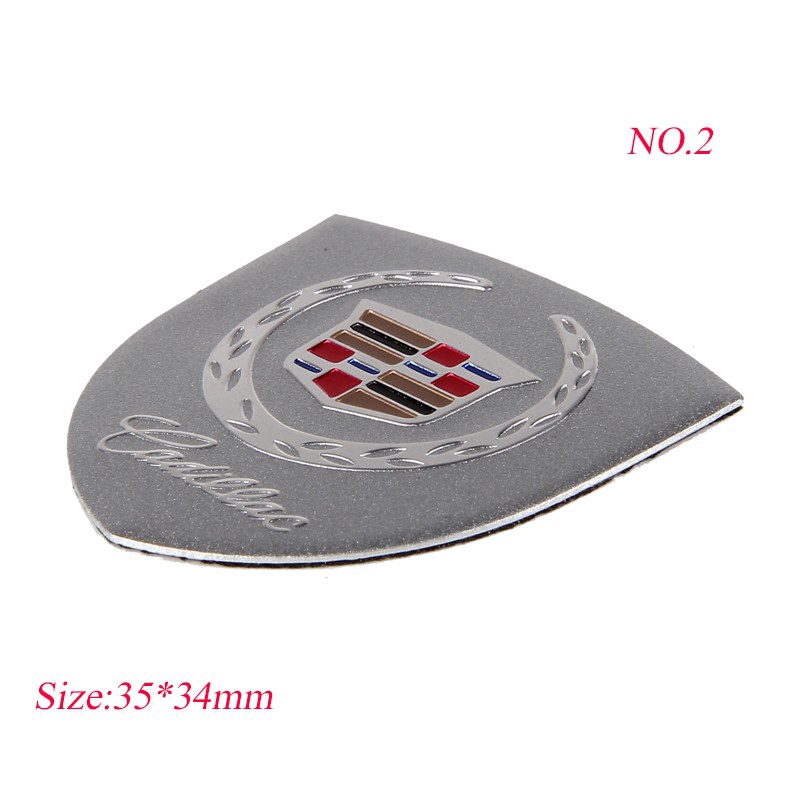 Miếng Dán Logo Kim Loại Cho Xe Cadillac Srx Escalade Ats Xt5
