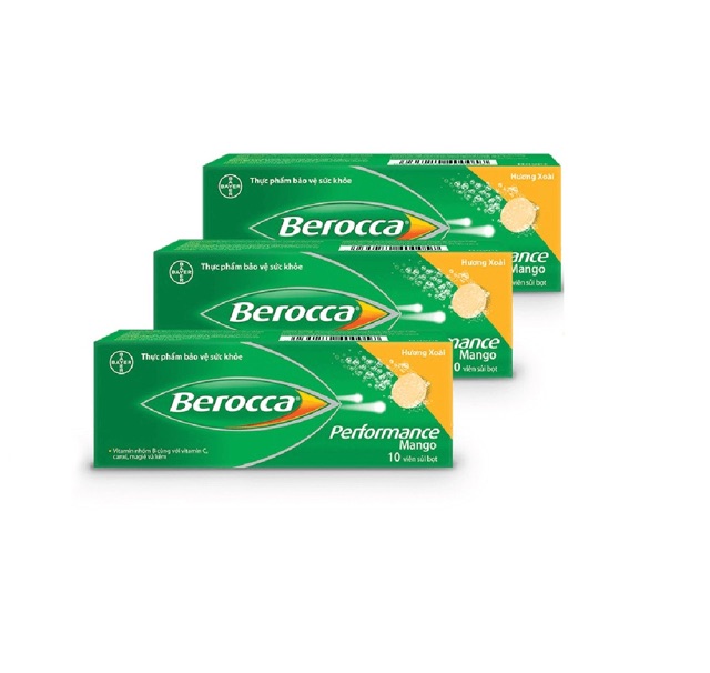 Berocca tăng đề kháng giảm suy nhược mệt mỏi