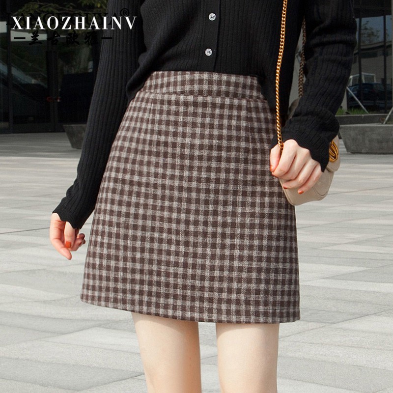 Xiaozhainv Chân Váy Midi Lưng Cao Kiểu Retro Hàn Quốc Xinh Xắn Cho Nữ | BigBuy360 - bigbuy360.vn