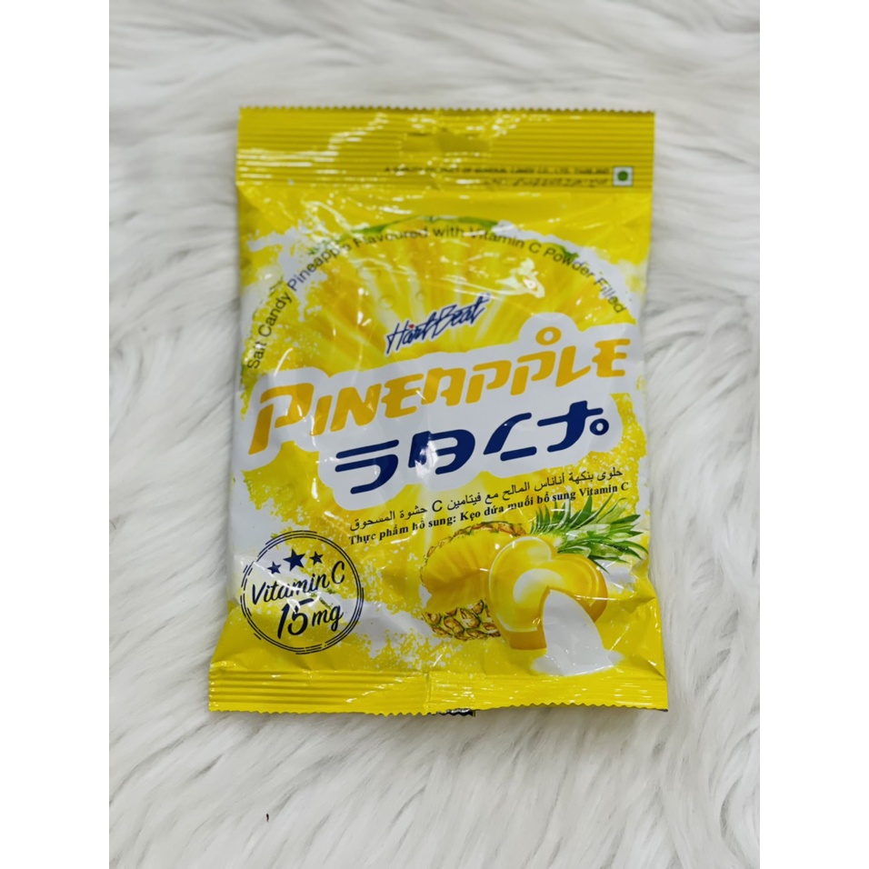 Kẹo Dứa (thơm) Muối Thái Lan bổ sung Vitamin C 120gr/gói
