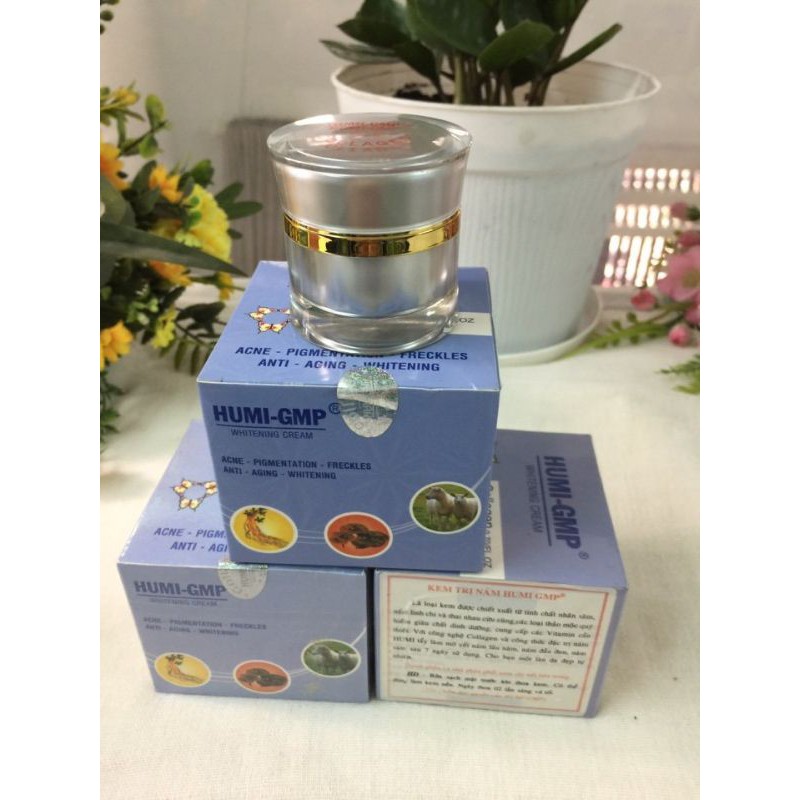 Kem hỗ trợ làm mờ nám HUMI GMP whitening cream_ Nhật Bản