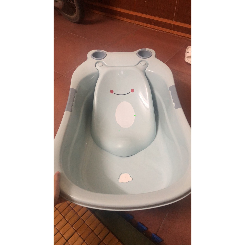 Chậu tắm cho bé sơ sinh hình ếch , chậu tắm cho bé nhựa cao cấp Việt Nhật