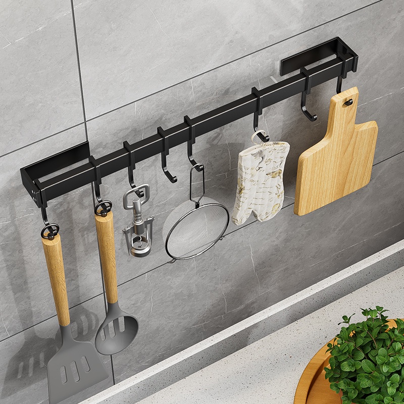 Móc Treo Đồ Dùng Nhà Bếp Gắn Tường Không Cần Khoan Tiện Dụng Chất Lượng Cao