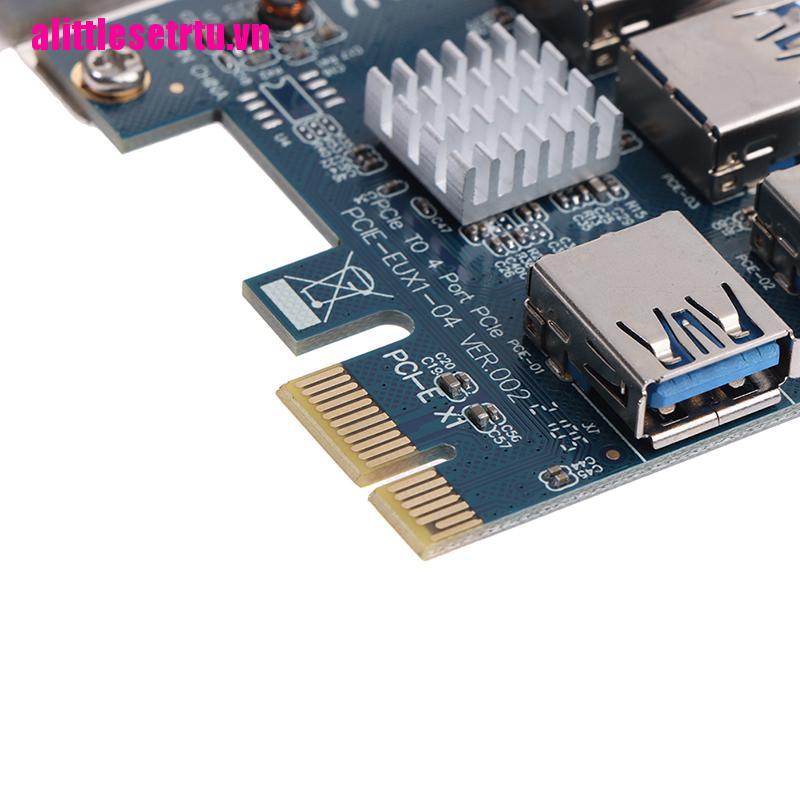 Bo Mạch Pci-E 1 4 Pci-Express Slot 1x Sang 16x Usb 3.0 | BigBuy360 - bigbuy360.vn