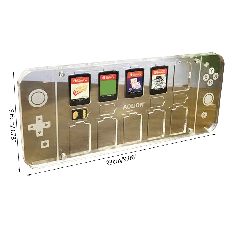 Ốp Bảo Vệ Máy Chơi Game Nintendo Switch Oled Bằng Acrylic Cứng Trong Suốt Từ Tính