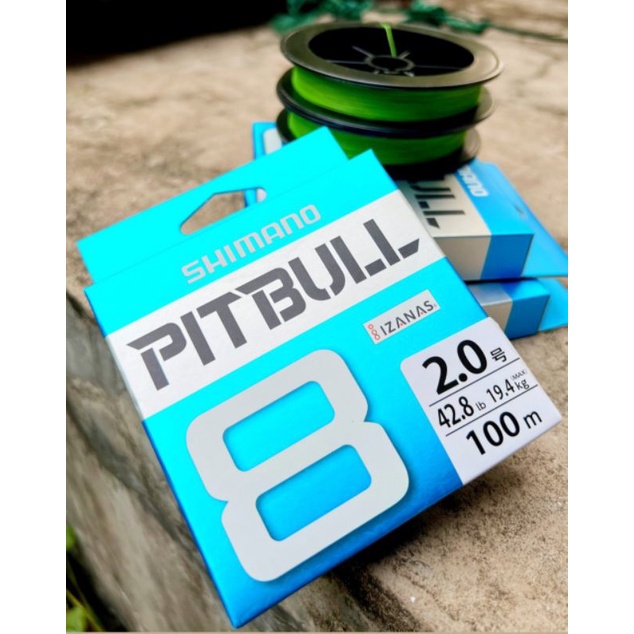 Dù Câu Cá PE Shimano PITBULL x8 100 m