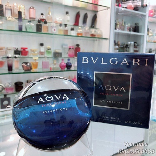 Nước hoa nam Bvlgari Aqva Pour Homme Atlantiqve EDT_Nước hoa mùi hương nam tính, trẻ trung tươi mát của biển