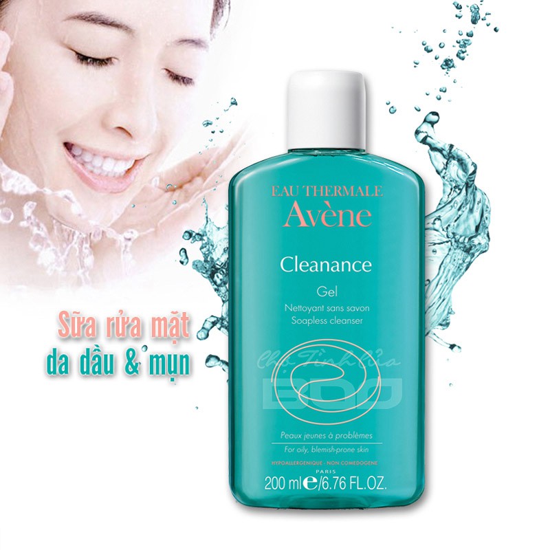Sữa Rửa Mặt Dạng Gel Cho Da Dầu Mụn Avène Cleansing Gel 200ml - 400ml