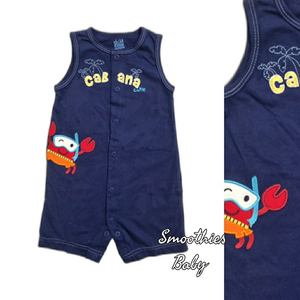 BODY ĐÙI BÉ TRAI XUẤT DƯ CÀI NÚT GIỮA 7-13KG (Romper) - BÀI 2