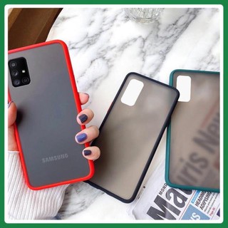 Ốp lưng trong nhám Samsung Galaxy M51 viền dẻo màu chống sốc