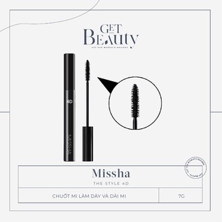 Chuốt mi làm dày và dài mi Missha The Style 4D Mascara 7g