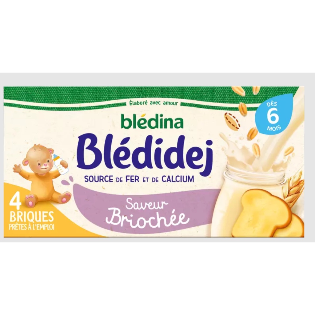 Sữa nước Bledina hàng air Pháp 100% date mới nhất lốc 4 hộp 250ml