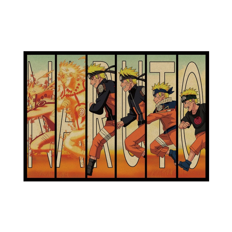 naruto tranh treo tường trang trí kích thước 51.5x36cm