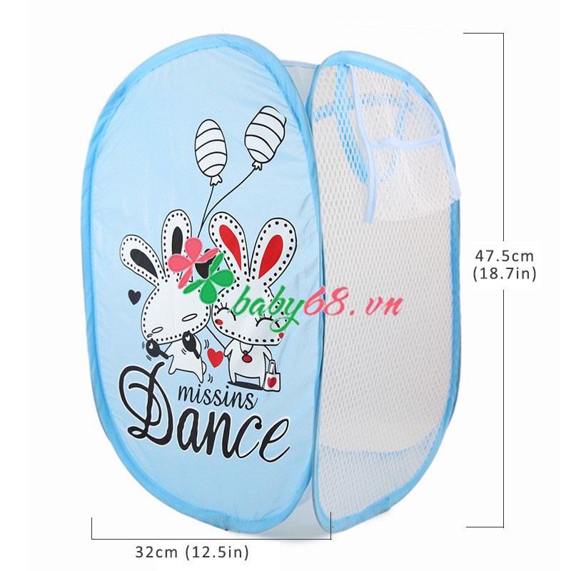 Sọt lưới giỏ đựng đồ quần áo đồ chơi gấp gọn | BigBuy360 - bigbuy360.vn