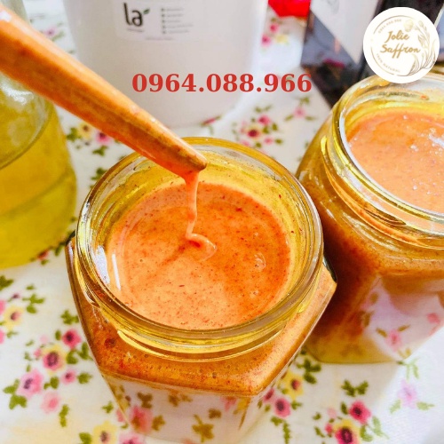 [CHÍNH HÃNG] Saffron Super Negin Ngâm Mật ong Bạc Hà (Xay sẵn) + Tặng que lấy mật + trà hoa | BigBuy360 - bigbuy360.vn