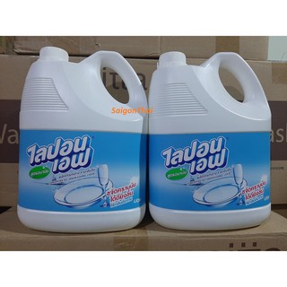 (SGT) Nước rửa chén LiponF Không mùi Can 3200ml ( Thái Lan)