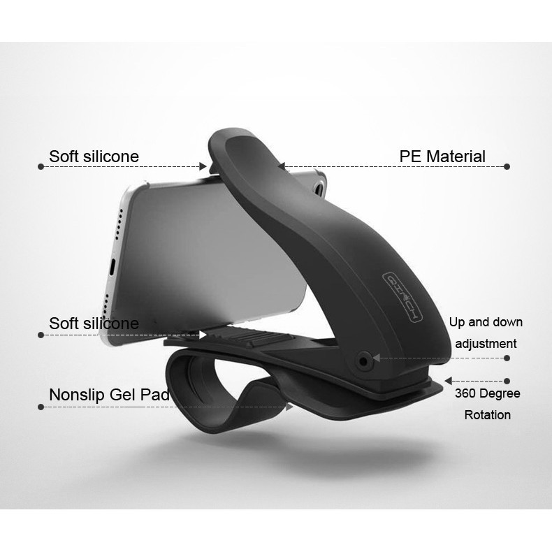 Giá đỡ điện thoại chống trượt thiết kế xoay 360 độ dành cho ô tô | BigBuy360 - bigbuy360.vn