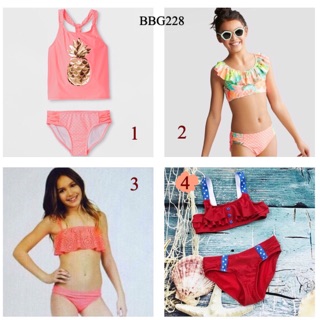 4-14 tuổi: Bộ bơi bikini bé gái H&M, Cat&Jack