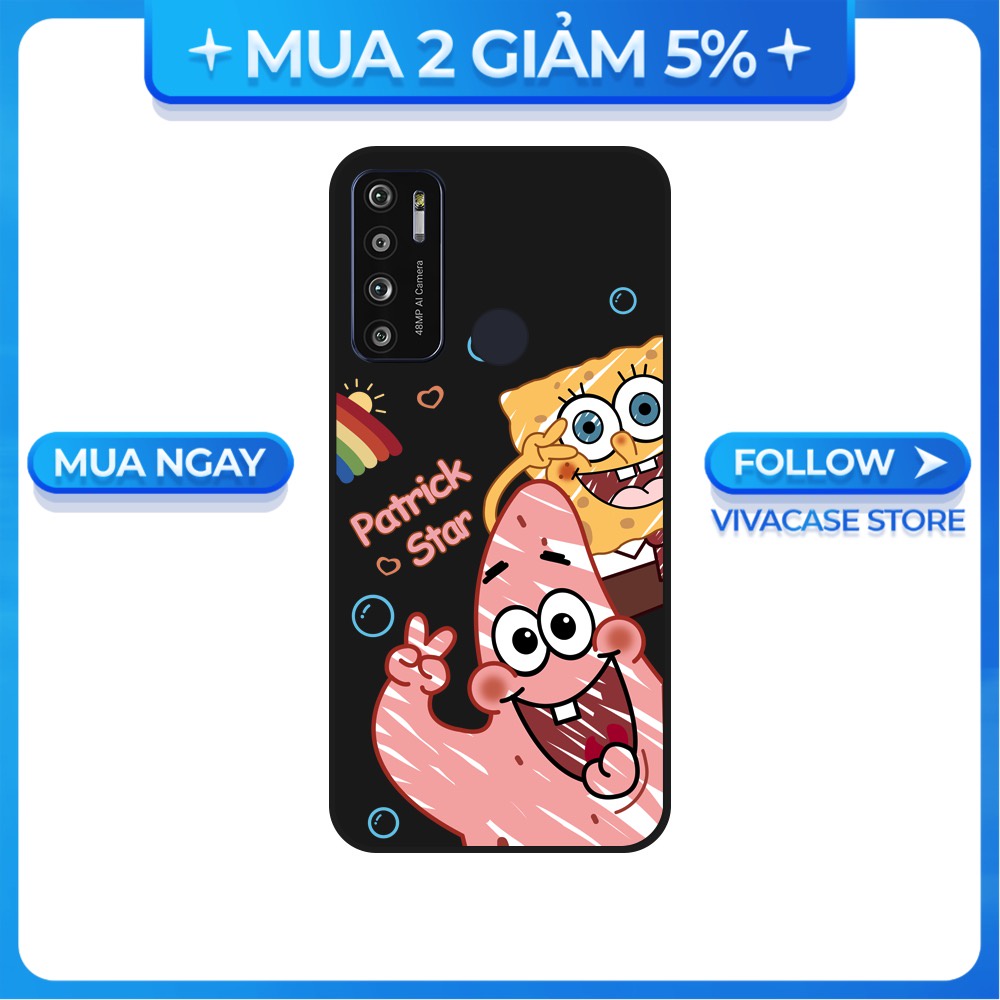 Ốp lưng Vsmart Joy 3/Joy 4/Active 3/Bee 3/Live/...dẻo đen hình Bọt biển