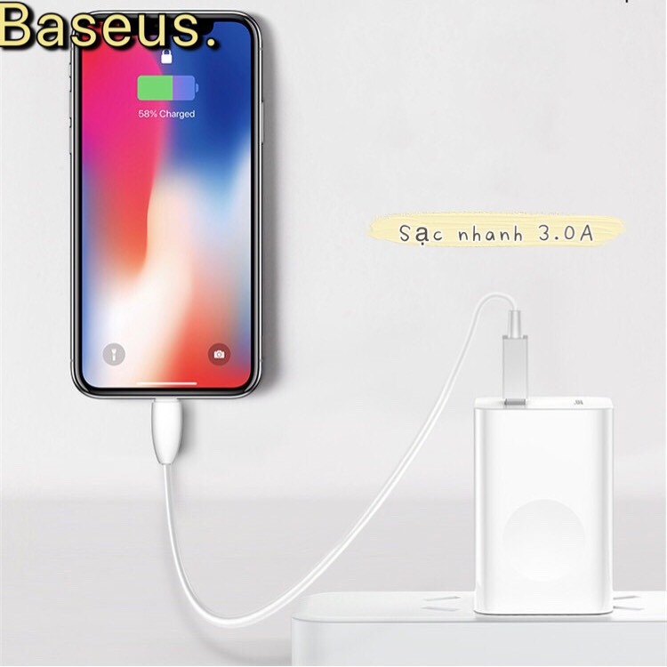 Củ sạc nhanh quick charge Baseus CCALL-AX02 Hàng Chính Hãng
