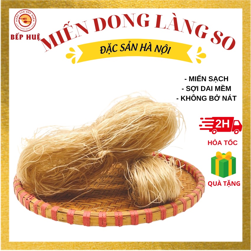 Miến dong bắc đặc sản làng so hà nội bếp huệ sợi miến mềm dai không bở nát miến ngon làm món miến ngan miến xào miến trộ