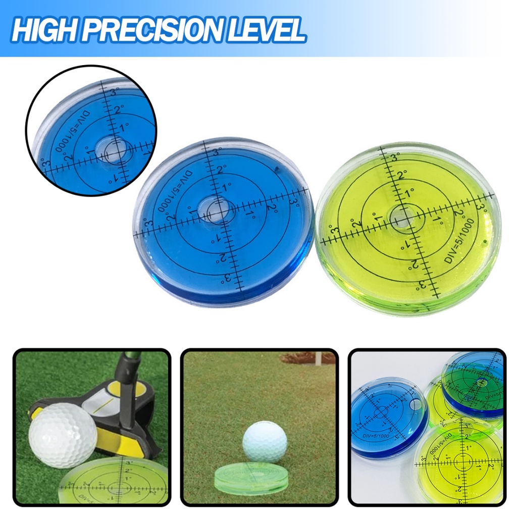 PGM golf Dumpy level function mark magnetic cap clip golf mark round bubble level high-precision