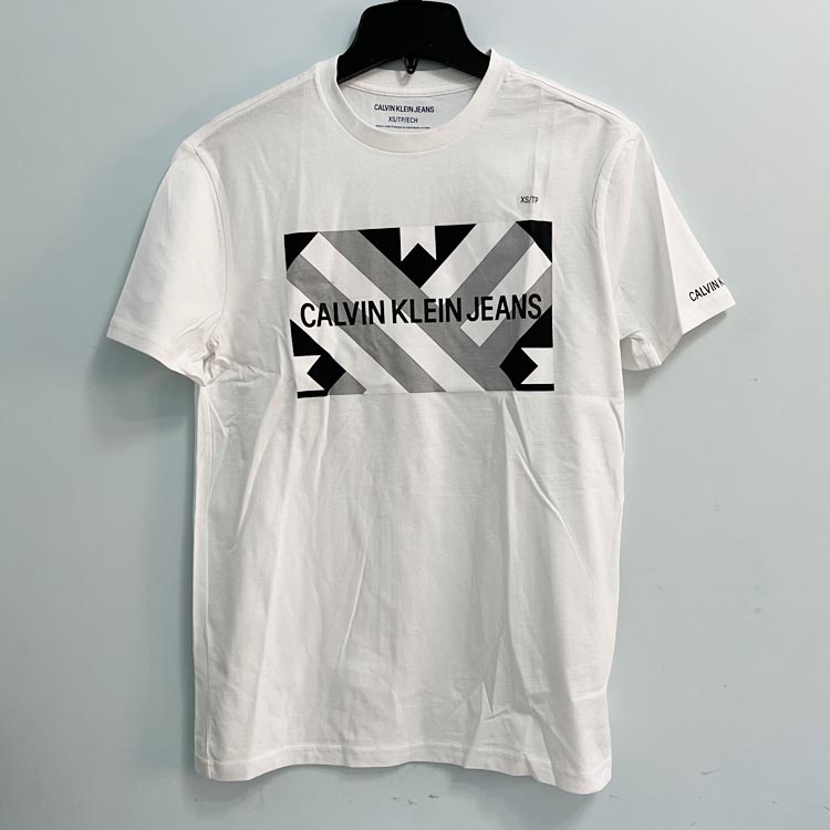 Áo Thun Cotton Ngắn Tay In Logo Calvin Klein Thời Trang Cho Nam