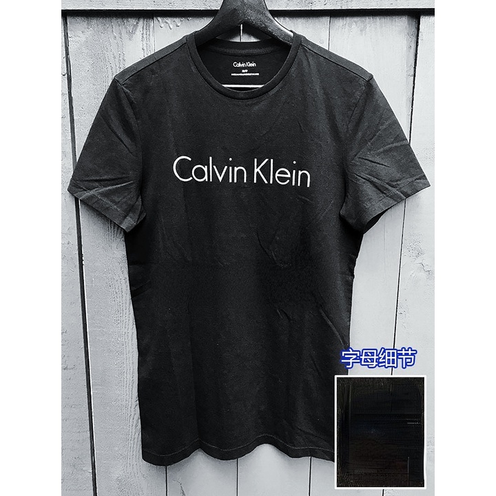 Áo Thun Cotton Ngắn Tay In Logo Calvin Klein Thời Trang Cho Nam