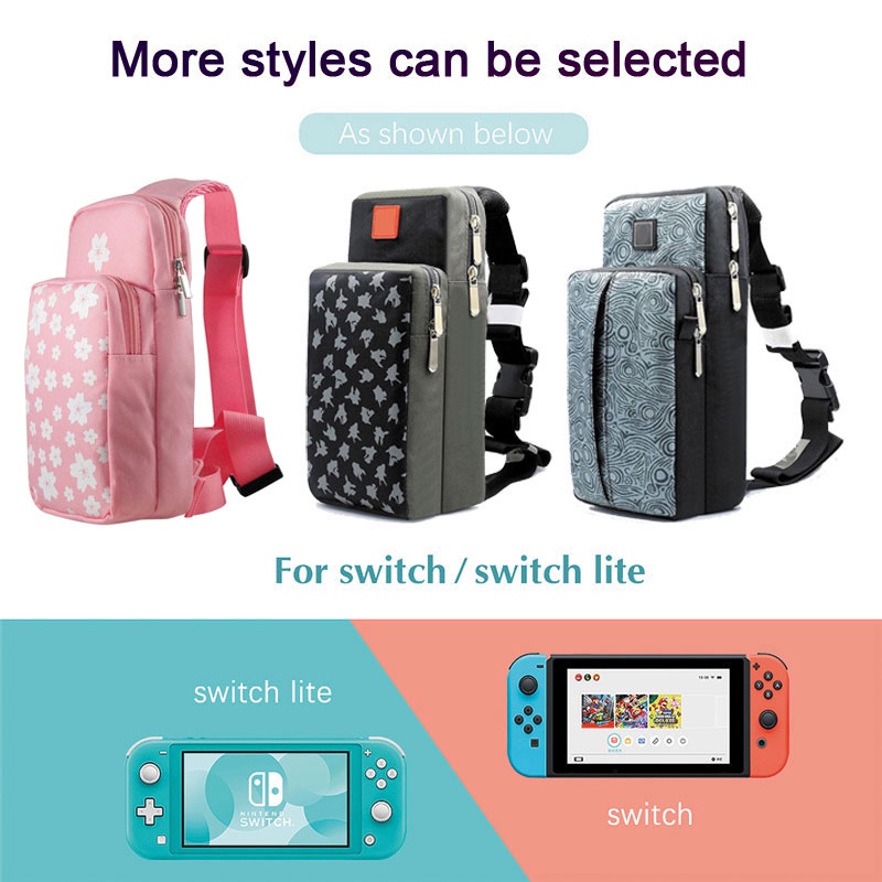 Túi Dự Trữ Đeo Chéo Cho Máy Chơi Game Nintendo Switch Oled Đế Sạc Balo Đeo Vai Đựng Túi Du Lịch Phụ Kiện Bag
