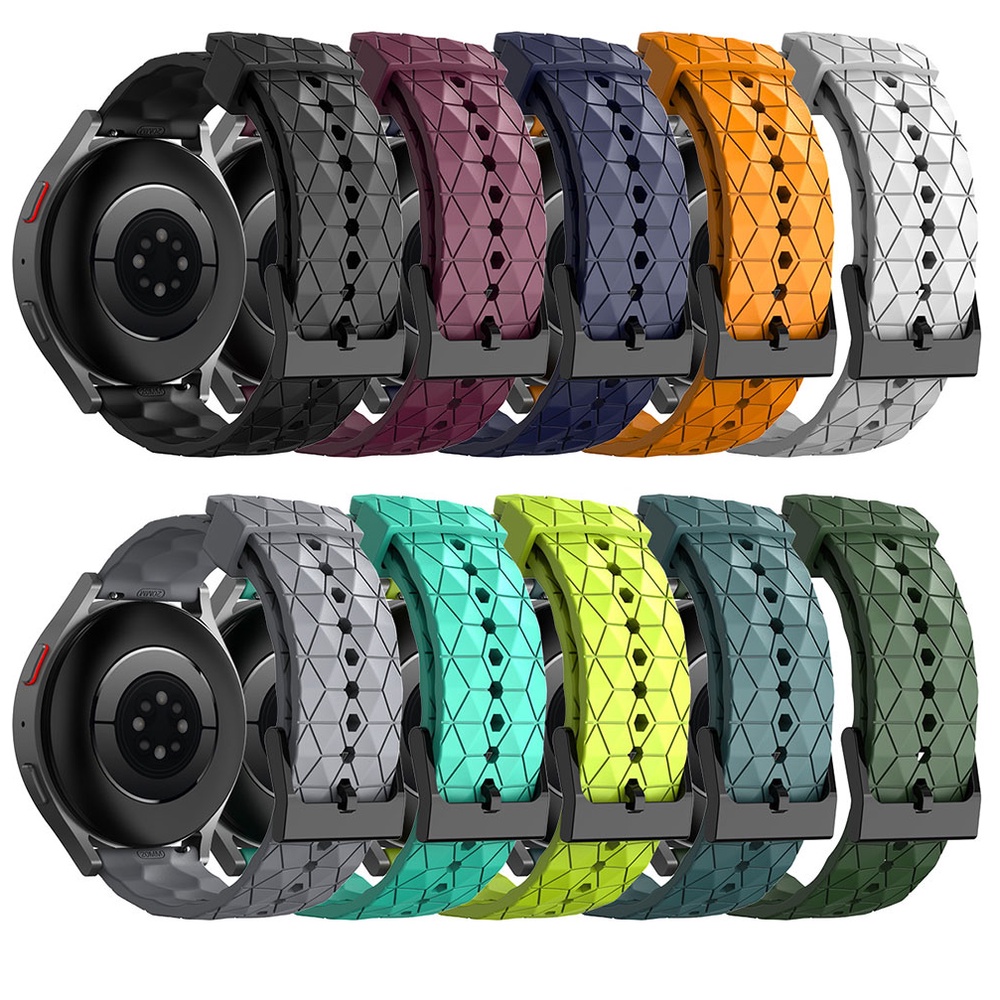 HUAWEI Dây Đeo Silicone 2 Màu Tùy Chọn Cho Đồng Hồ Thông Minh Xiaomi Mi Watch S1 Active / Color 2 GT3 GT 3 Pro 43 46 42 46mm