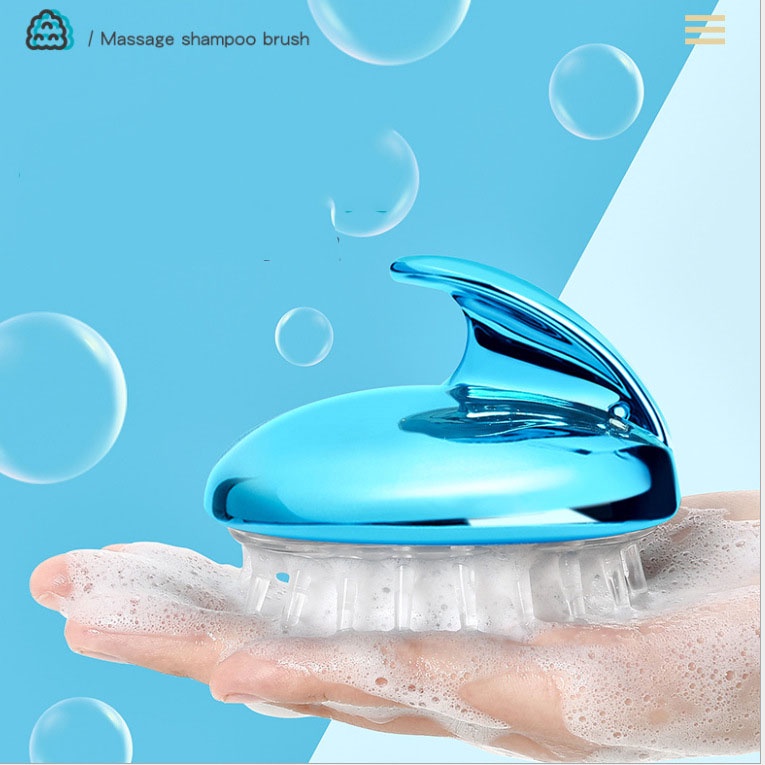 Lược Silicone Mát Xa Da Đầu / Toàn Thân Chuyên Dụng Cho Spa