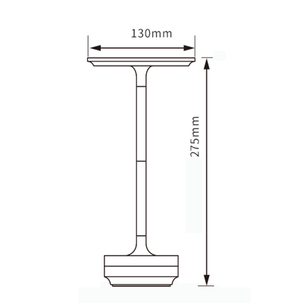 Mới Đèn LED Để Bàn Bằng Hợp Kim Nhôm Có Thể Sạc Lại Bằng Cổng USB Dùng Để Đọc Sách