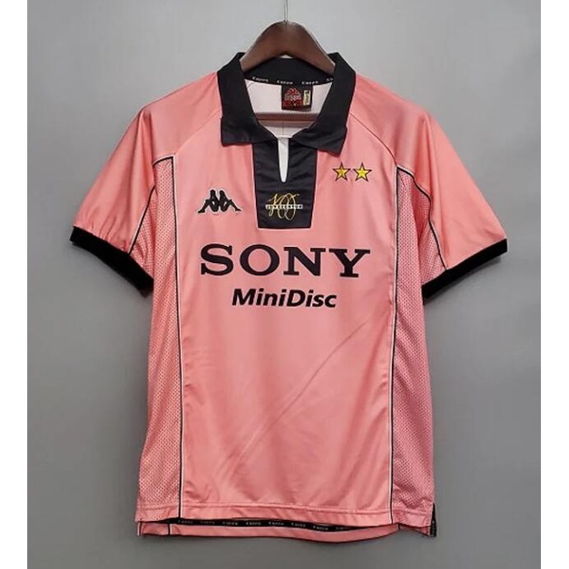 Áo Bóng Đá Màu Hồng Phong Cách Retro Juventus 1997 #Bảng Mạch 21 Zidane 21 Chất Lượng Cao #Đồ Chơi Nhân Vật 10 Del Piero 10 Del