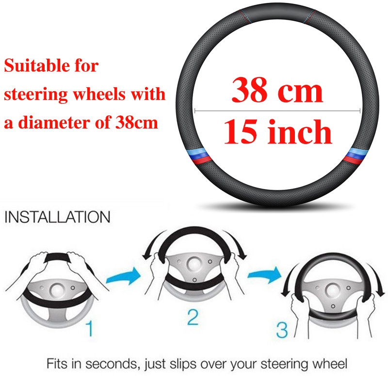 Bao Da Bọc Vô Lăng Xe Hơi Hyundai Elantra Grand Starex SantaFe Sonata Tucson Getz Matrix Accent LAFESTA MISTRA