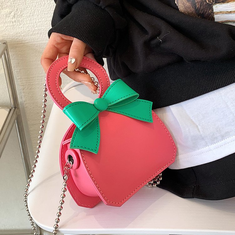 Túi xách đeo chéo vai IELGY dây bện đính ngọc trai mini xinh xắn đáng yêu cho nữ