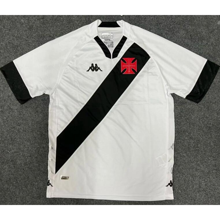 Áo Thun Đá Banh VASCO DA GAMA 2022-23 Màu Trắng Đen Cho Nam