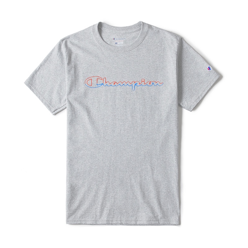 Áo Thun Cotton Tay Ngắn In Logo Champion GT23H Thời Trang Cho Nam Và Nữ