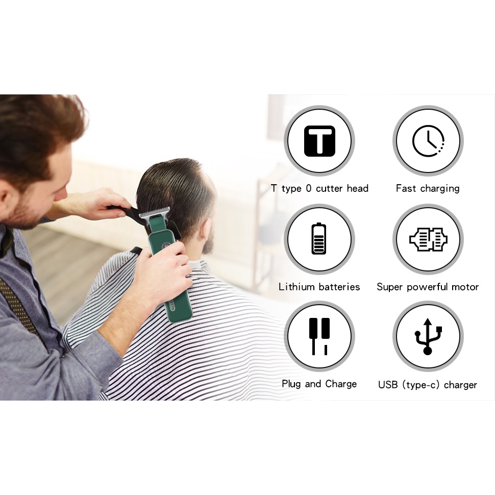 Máy cạo râu Cắt Tóc Chuyên Nghiệp 0mm Kemei KM-5098