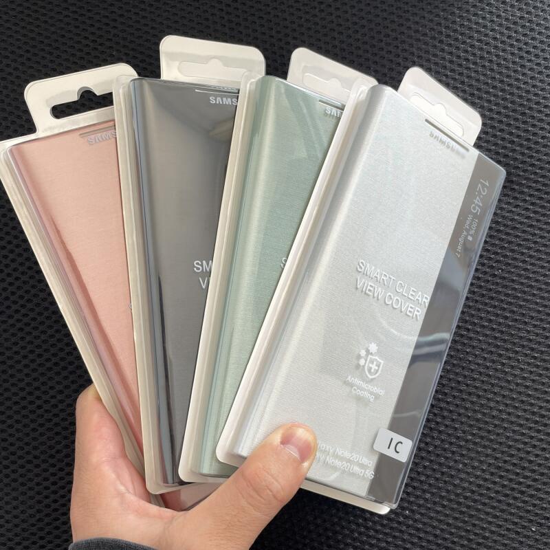 Ốp Điện Thoại Nắp Lật Tráng Gương Thông Minh Cho Samsung Galaxy Note 20 / Note20 Ultra 5G 5G