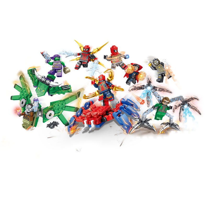 Mô Hình Nhân Vật Người Nhện / Bạch Tuộc / Bác Sĩ Strange