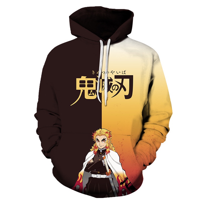 Áo Hoodie In Họa Tiết 3D Demon Slayer Tokitou Muichirou Mới Cho Nam Và Nữ