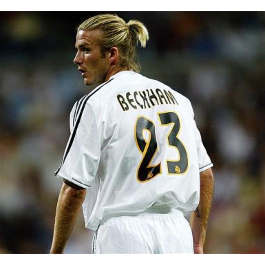 Áo Thun Số 23 S-XXL Câu Lạc Bộ Real Madrid Home 03 04 2003 2004