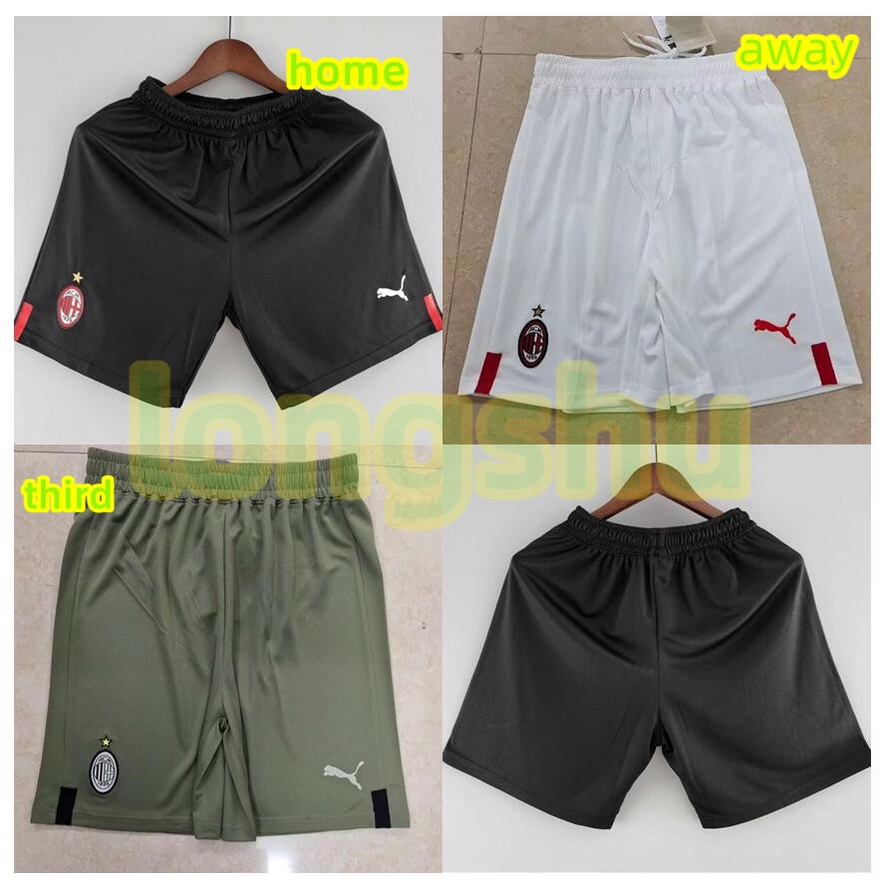 Quần Short Bóng Đá Sân Khách Đội Tuyển AC milan 2022 2023 Size S-XXL