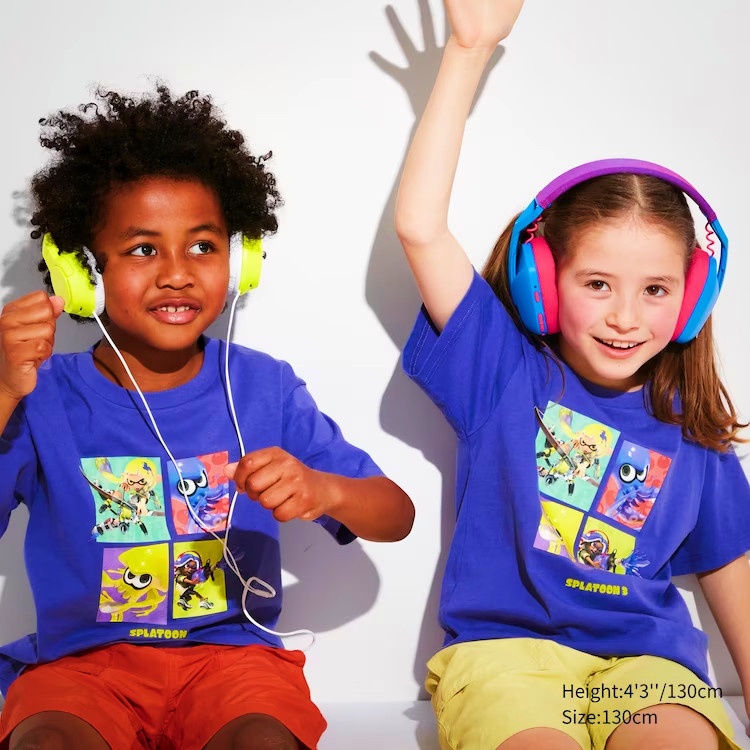 Áo Thun Tay Ngắn Uniqlo KIDS Splatoon 3 UT
